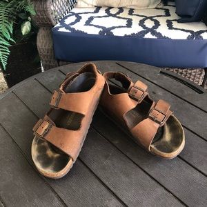 Birkenstock Milano leather sandals